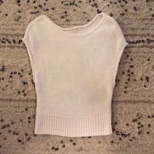Anthropologie Cap Sleeve Sweater